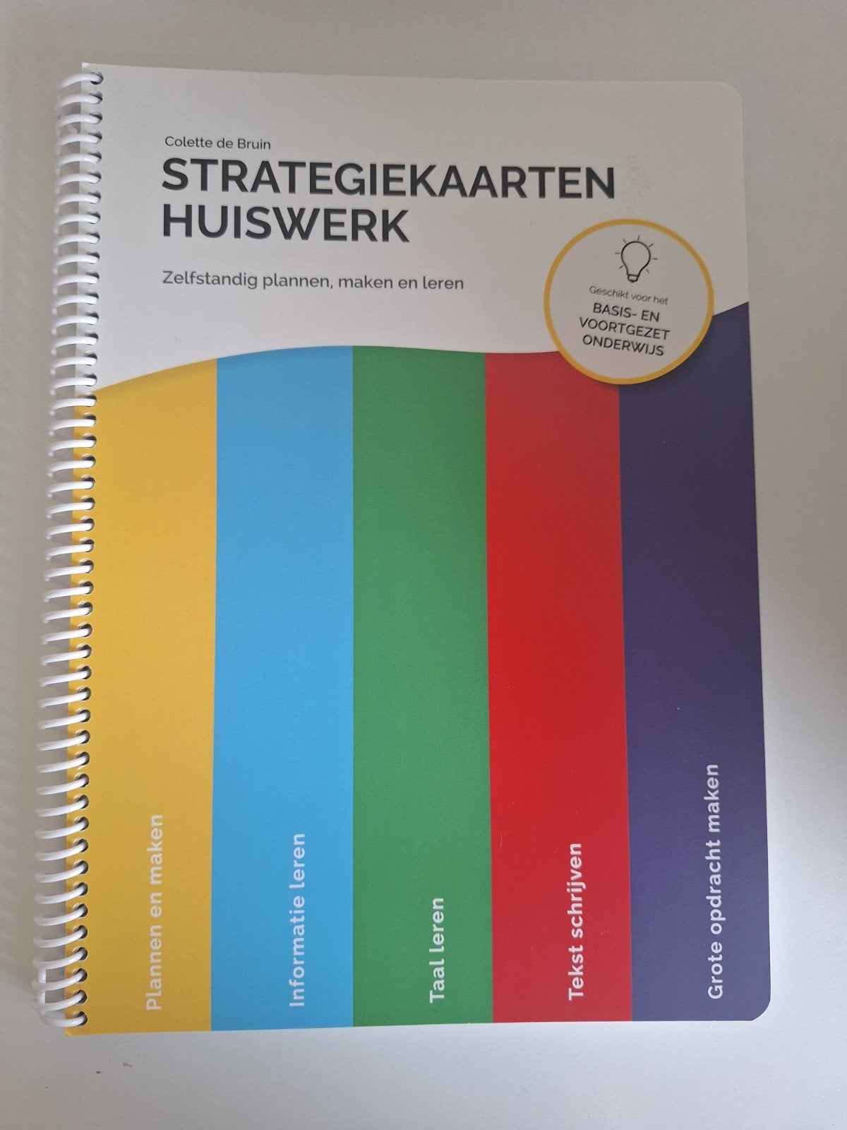 Geef me de 5 strategiekaarten huiswerk, Boeken, Ophalen of Verzenden, Zo goed als nieuw, Overige onderwerpen, Colette de Bruin