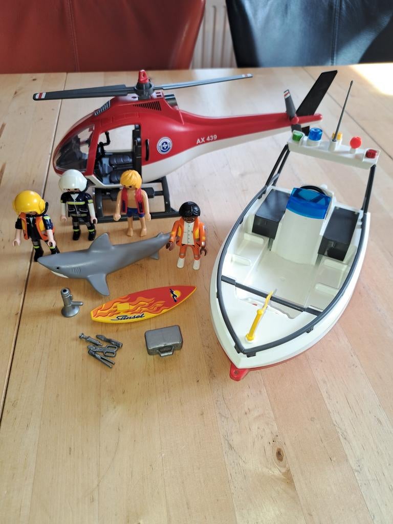 Playmobil kustwacht, Kinderen en Baby's, Speelgoed | Playmobil, Ophalen of Verzenden, Zo goed als nieuw