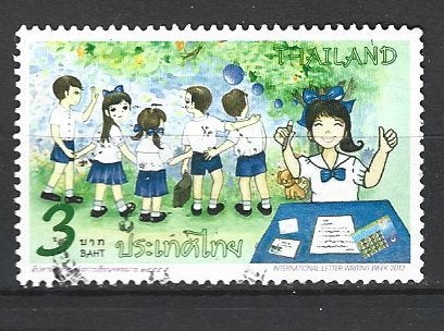 Thailand-25, Verzenden, Gestempeld, Oost-Azië