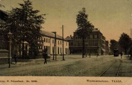 Vaals - Wilhelminaplein - type kaart als Berkers Verbunt, Verzamelen, Ophalen of Verzenden, Voor 1920, Gelopen, Limburg