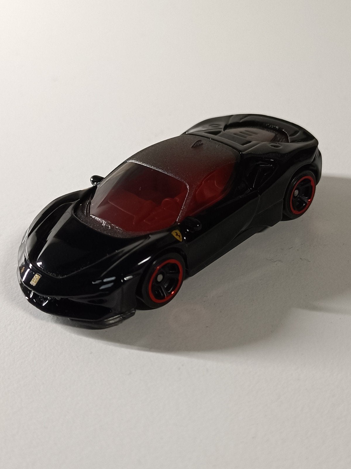 Hot Wheels Ferrari stradale Zwart - Zo goed als nieuw, Ophalen of Verzenden, Zo goed als nieuw, Auto