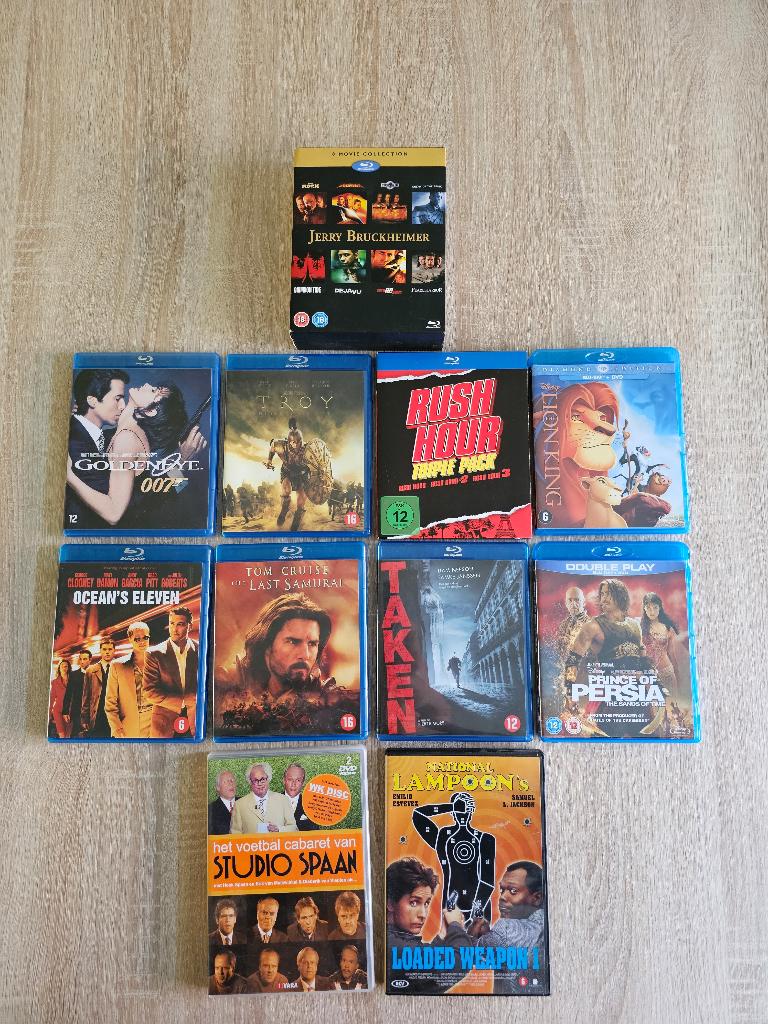 Diverse blu rays, Cd's en Dvd's, Blu-ray, Zo goed als nieuw, Actie, Ophalen of Verzenden