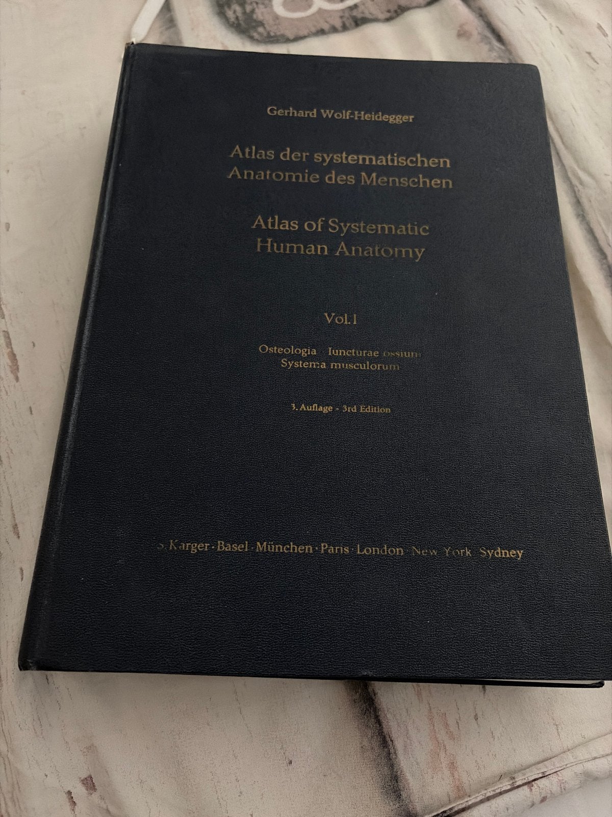 Atlas der systematischen Anatomie des Menschen (3 delen), Ophalen of Verzenden, Beta, Zo goed als nieuw, WO