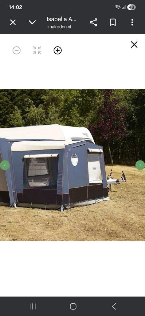 Isabella Annex North 250 met carbon stokken compleet, Caravans en Kamperen, Voortenten en Luifels, Ophalen