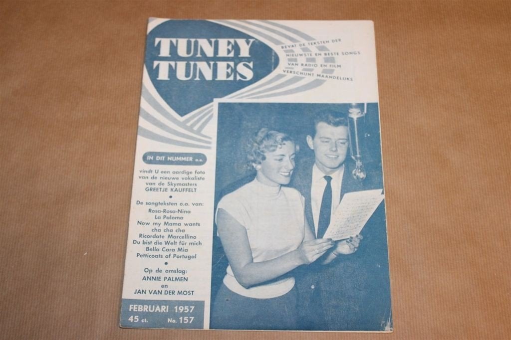 Tuney Tunes - No. 157 - Februari 1957, Ophalen of Verzenden, 1940 tot 1960, Knipsel(s)
