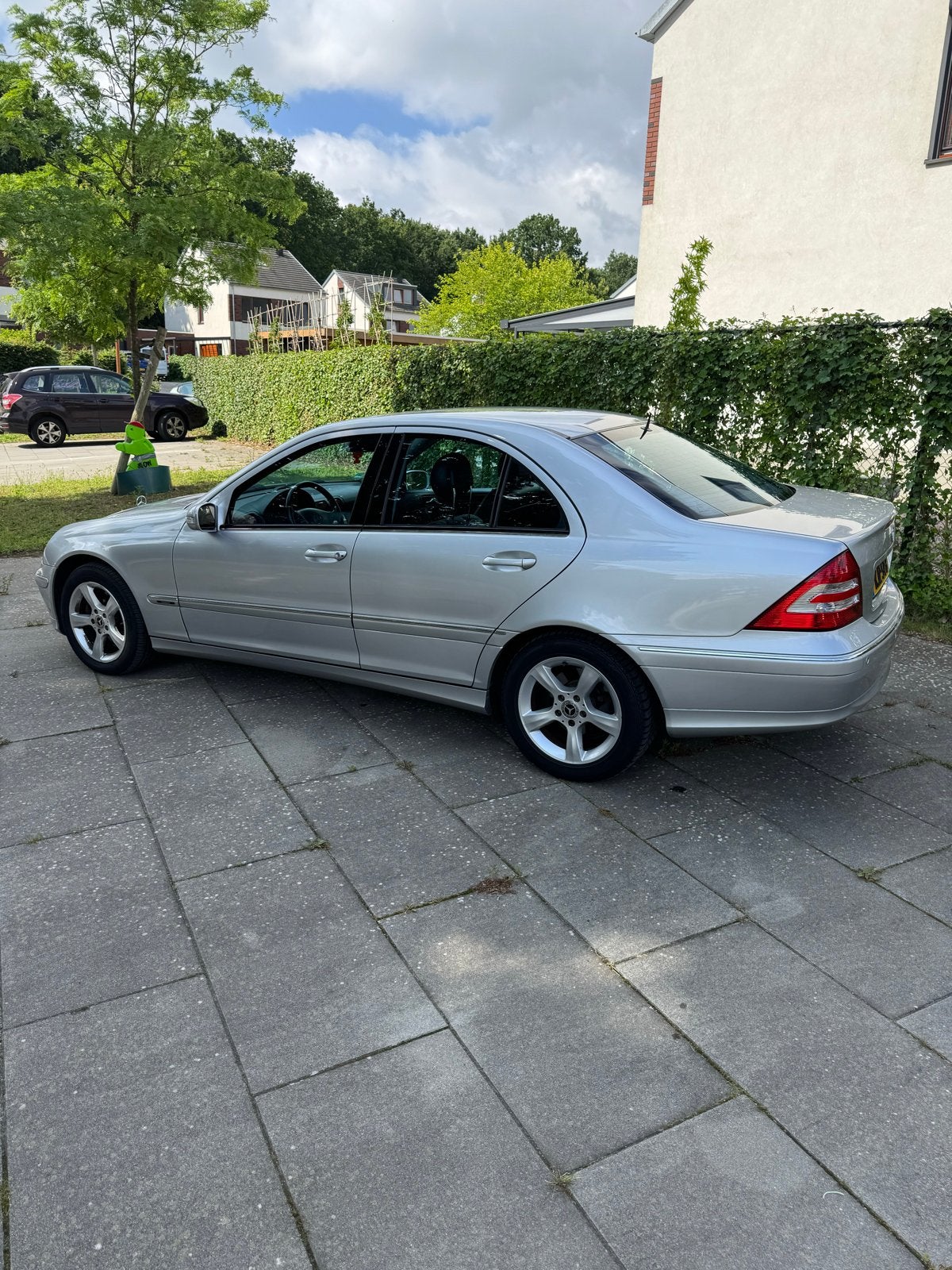Mercedes-Benz C-Klasse C240 Sedan 4-MATIC, Auto's, Automaat, Zwart, 2597 cc, Leder en Stof