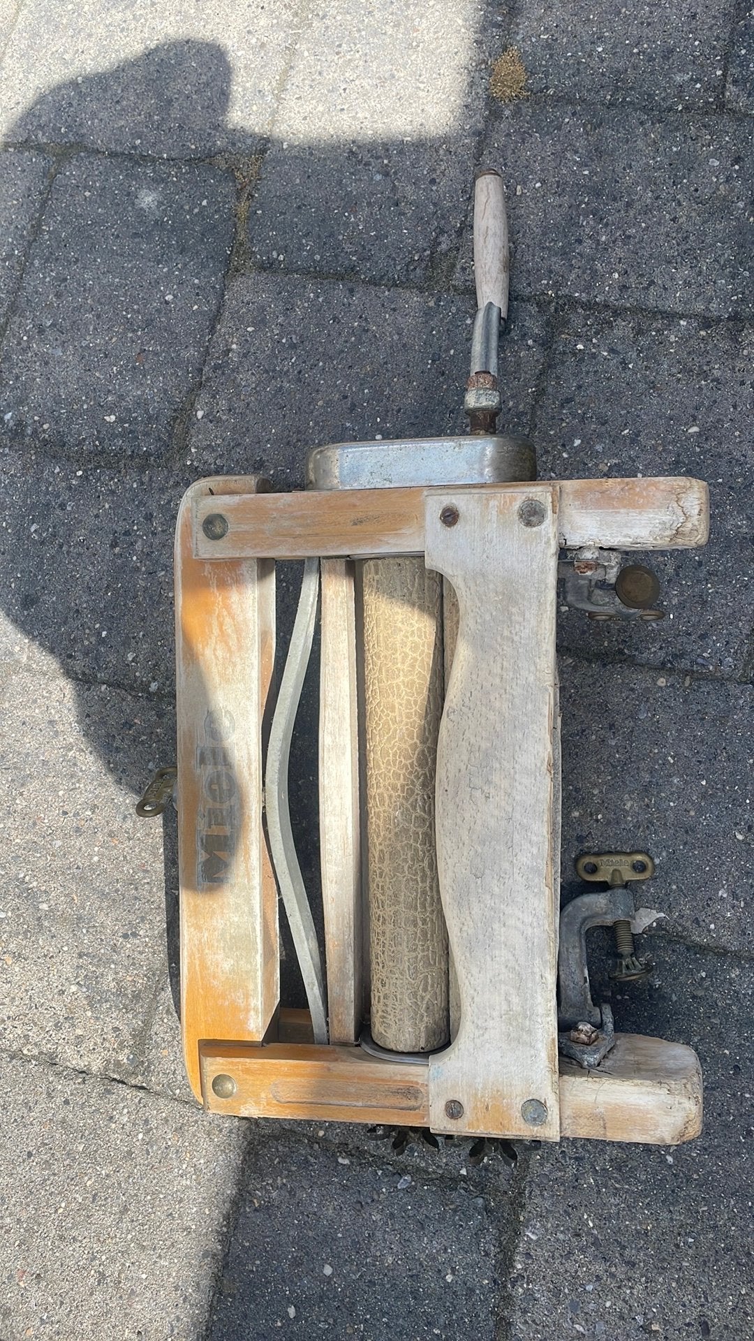 Ouderwetse Miele wringer, Ophalen, Gebruikt, Minder dan 70 cm, Inklapbaar