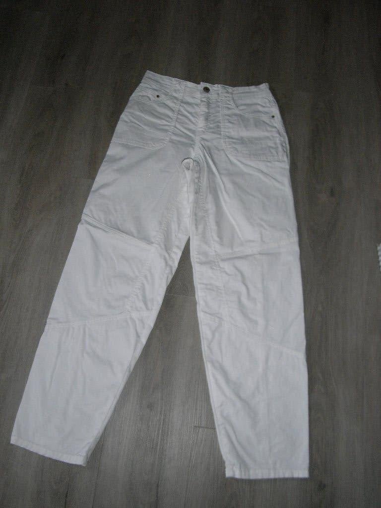 SUMMUM wit katoenen sportieve broek mt 34 past mt 36, NIEUW!, Summum, Wit, Nieuw, Ophalen of Verzenden