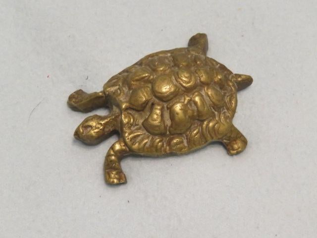 Zware koperen schildpad antiek, Ophalen of Verzenden, Koper