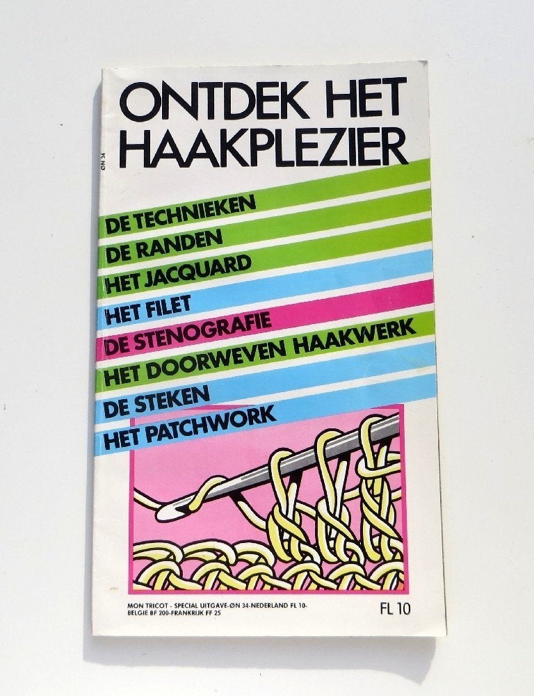 Haakboek E5385: Mon Tricot - Ontdek het haakplezier v.a.16+, Verzenden, Zo goed als nieuw, Haken, Patroon of Boek