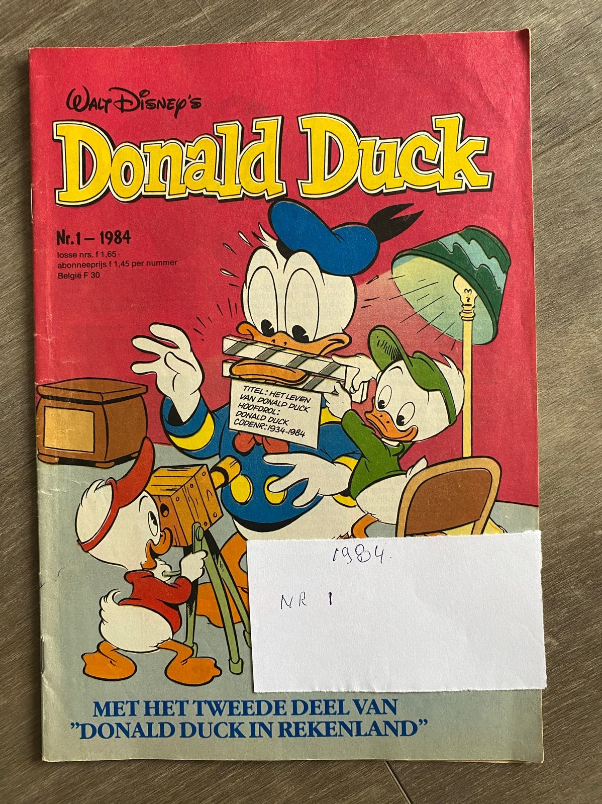 Donald Duck Nr. 1 - 1984, Eén stripboek, Ophalen of Verzenden, Gelezen