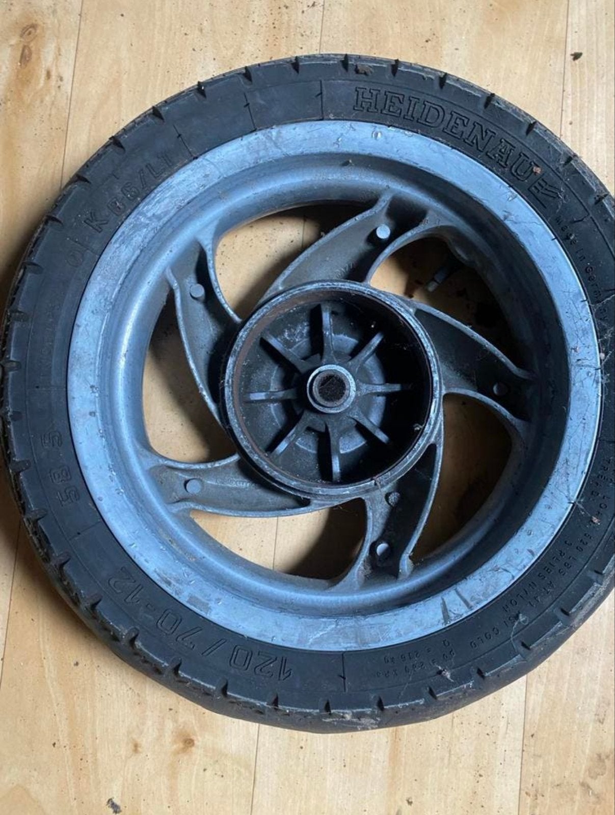 Scooterwielen voor en achter Piaggio Fly Set, Ophalen of Verzenden, Gebruikt, Overige typen, Piaggio