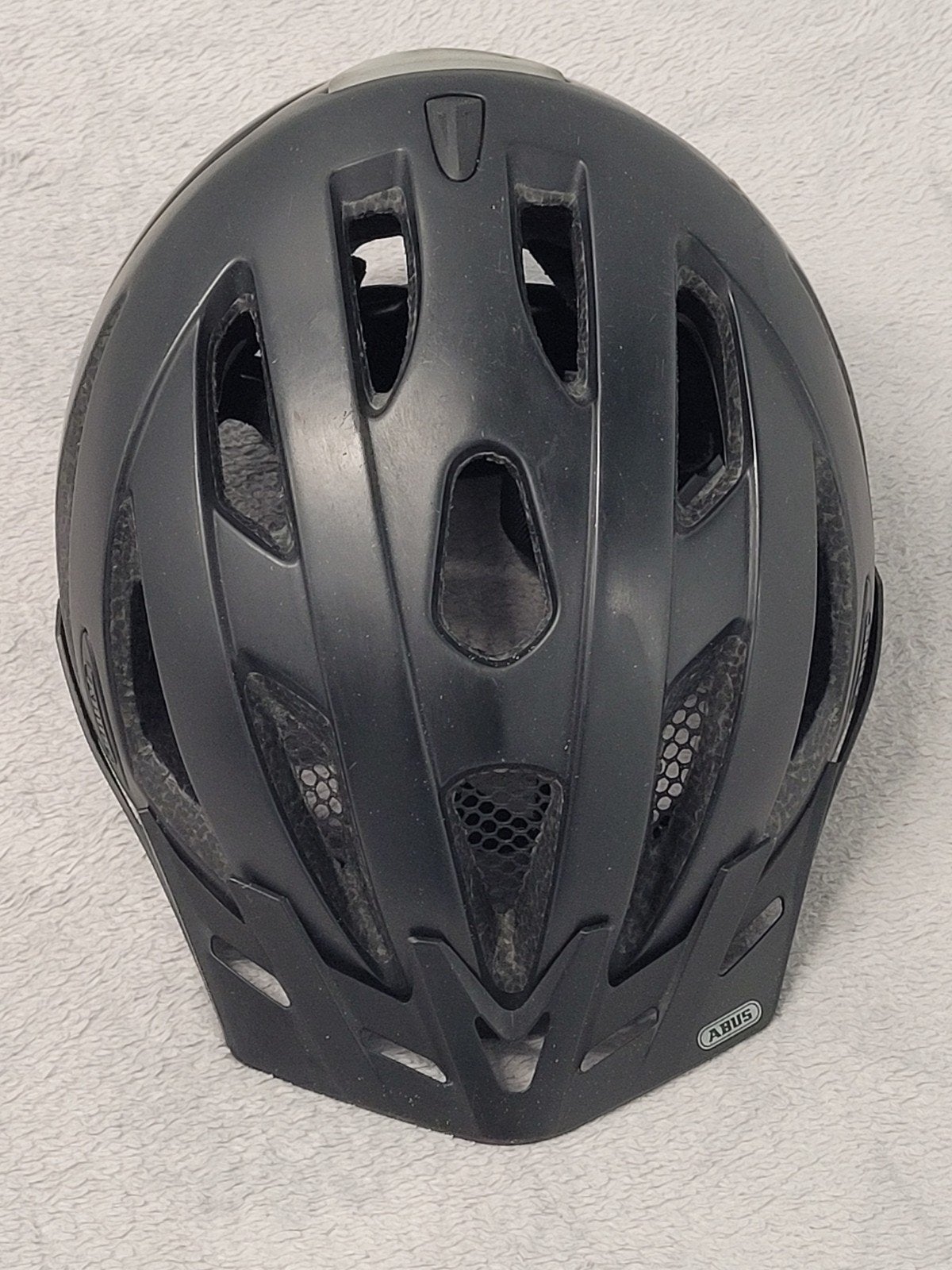 ABUS ACA2 (Urban-v.2) fietshelm maat 56-61cm, Ophalen of Verzenden, Zo goed als nieuw, Heer of Dame, L
