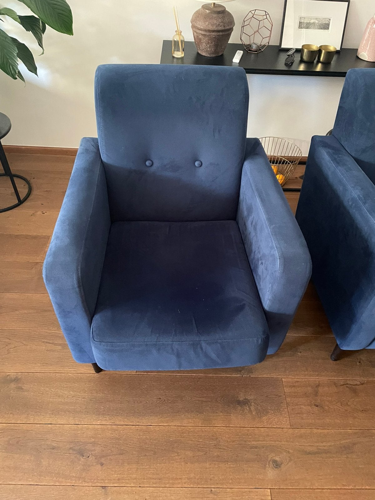Fauteuils 2 stuks, Huis en Inrichting, Fauteuils, Ophalen, Zo goed als nieuw, 75 tot 100 cm, 50 tot 75 cm