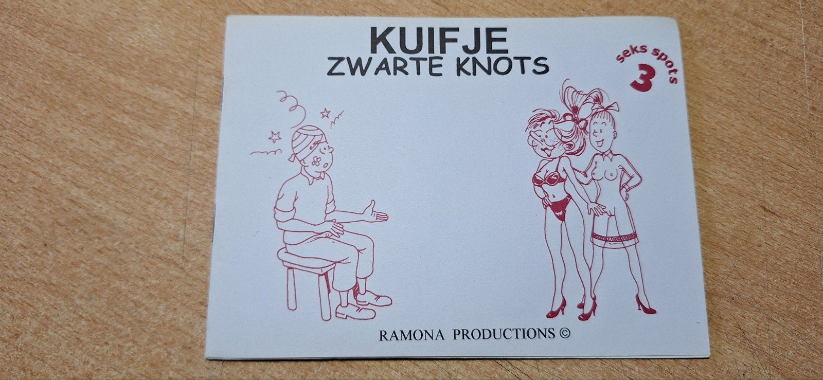 Kuifje Zwarte Knots - Ramona Productions (Seks spots), Eén stripboek, Ophalen of Verzenden, Gelezen, Ramona Productions