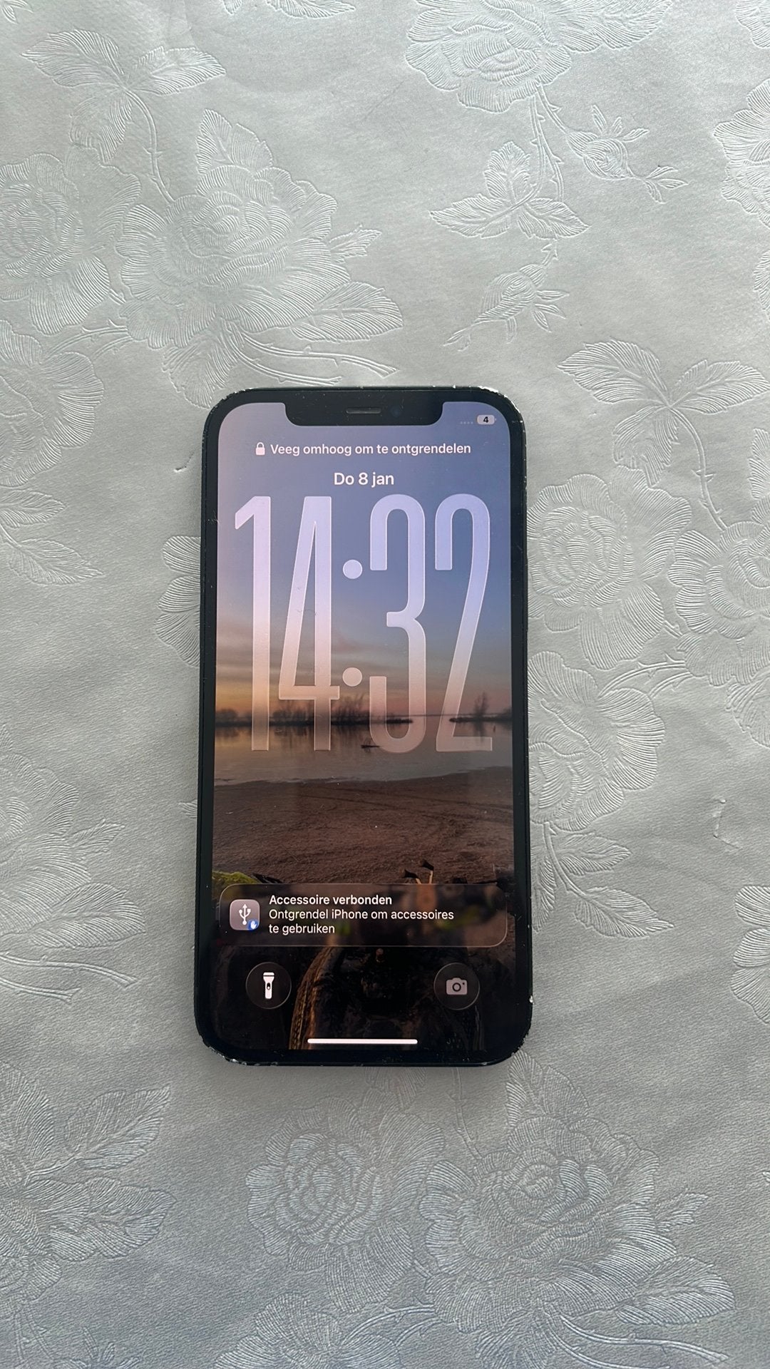 Iphone 12, Ophalen, 128 GB, Zwart, Zo goed als nieuw