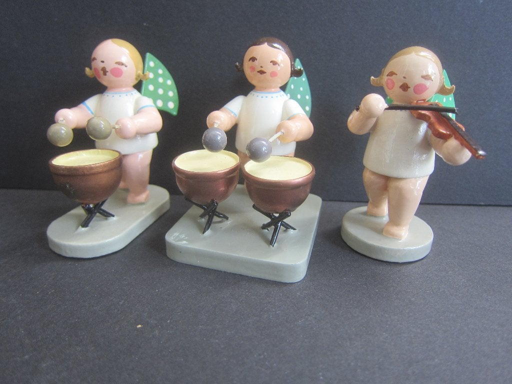 kerst wendt & kuhn figuurtjes muziekinstrumenten, Diversen, Kerst, Ophalen of Verzenden, Zo goed als nieuw