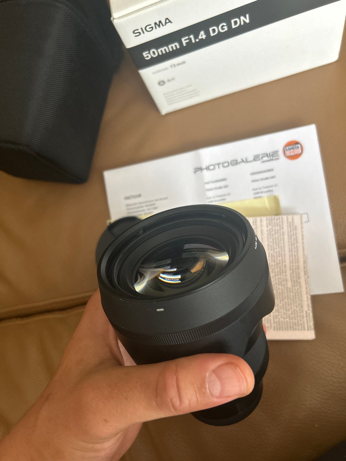 Sigma 50mm F1.4 DG DN Art Lens (Sony E-mount), Ophalen of Verzenden, Zo goed als nieuw, Standaardlens