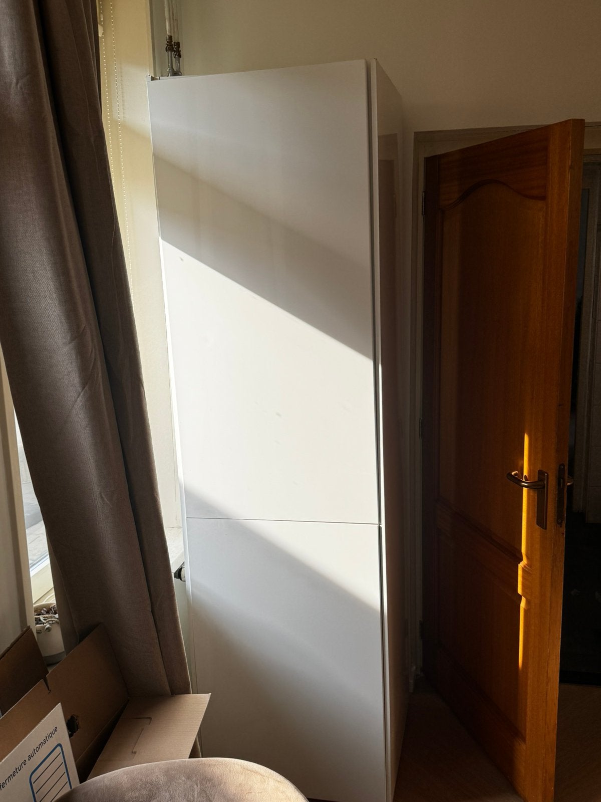 Witte kast 0.60 x 2.10, Ophalen, Gebruikt