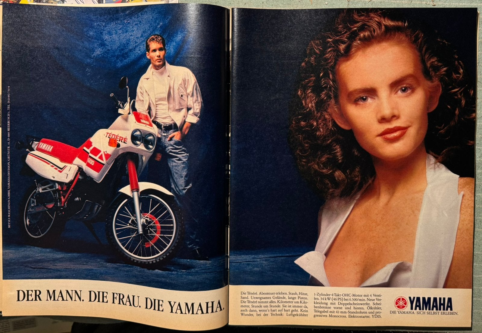 Advertentie 1986 Yamaha XT600 Ténéré, Verzenden, Zo goed als nieuw, Motoren