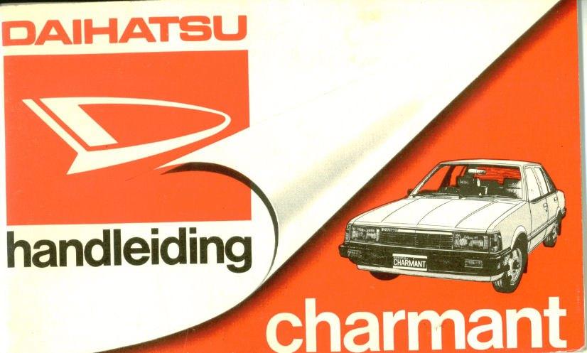 Daihatsu Charmant handleiding, Ophalen of Verzenden