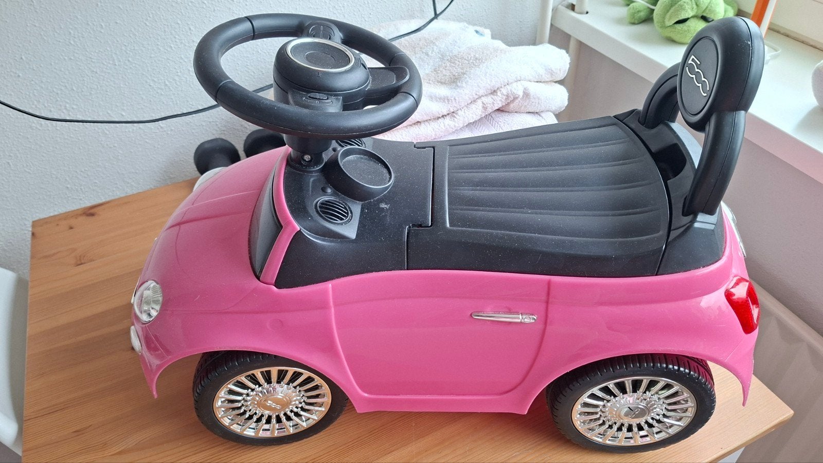 Roze Fiat 500 Loopauto voor Kinderen, Kinderen en Baby's, Ophalen, Gebruikt, Loopvoertuig