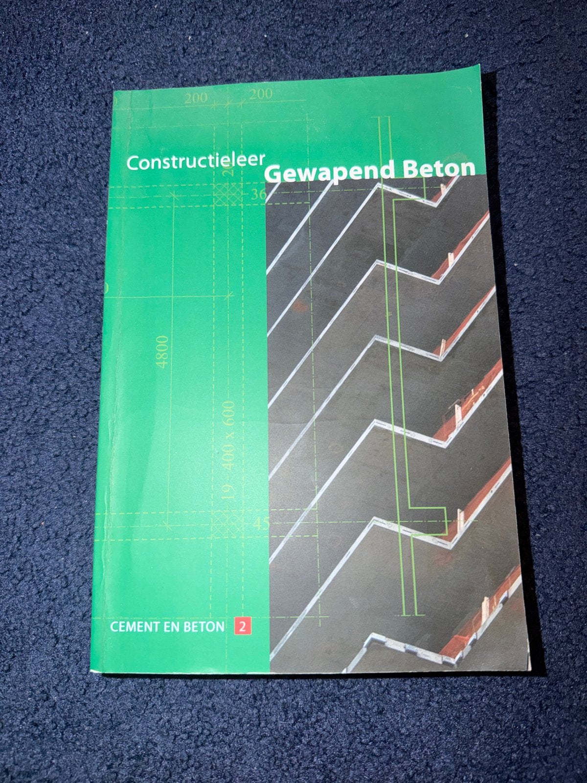 Constructieleer Gewapend Beton - Cement en Beton 2, Ophalen of Verzenden, Zo goed als nieuw, Bouwkunde