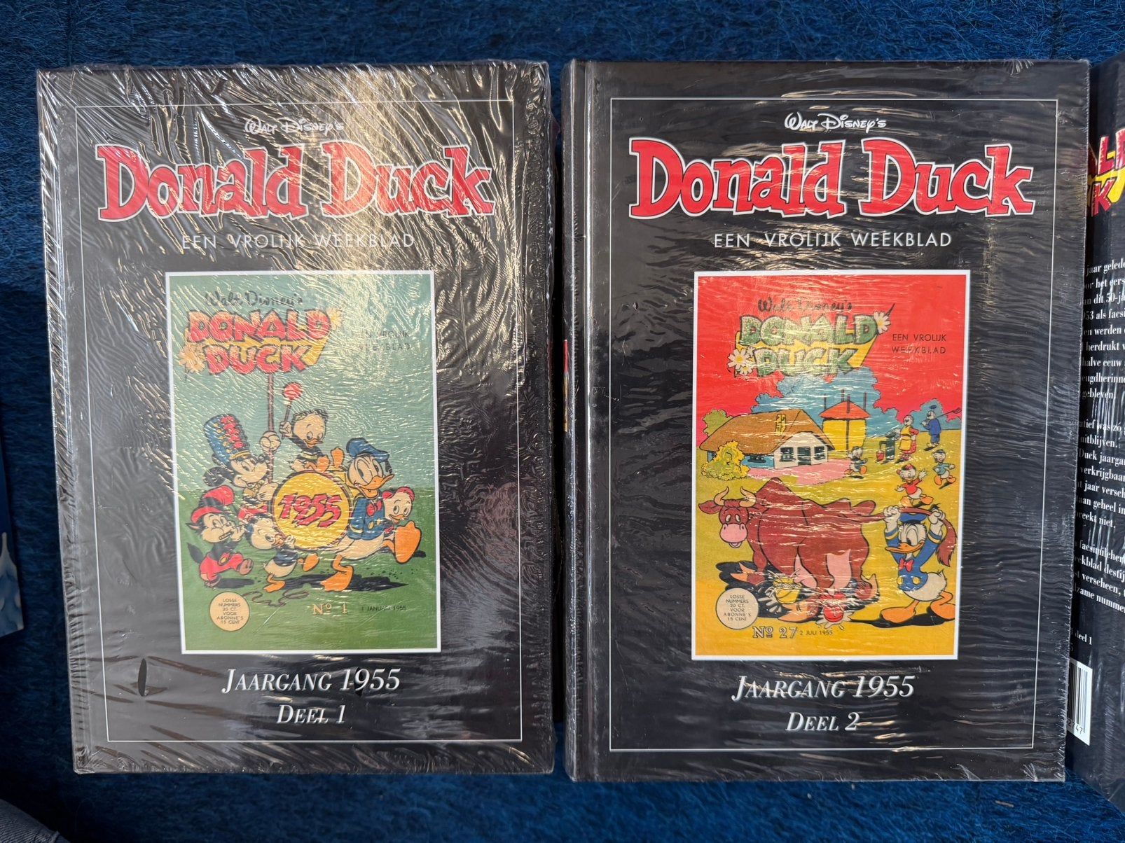 Donald Duck Facsimile Jaargang 1955 Deel 1 & 2 Nieuw Sealed