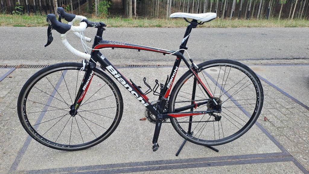 Racefiets Bianchi Impulso 55 cm, Fietsen en Brommers, 28 inch, Gebruikt, Velgrem, Aluminium