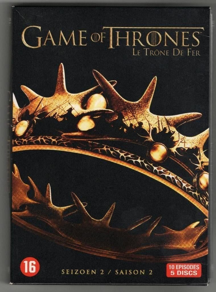 Game Of Thrones Seizoen 2 (5 DVD SET), Vanaf 16 jaar, Ophalen of Verzenden, Zo goed als nieuw, Science Fiction en Fantasy