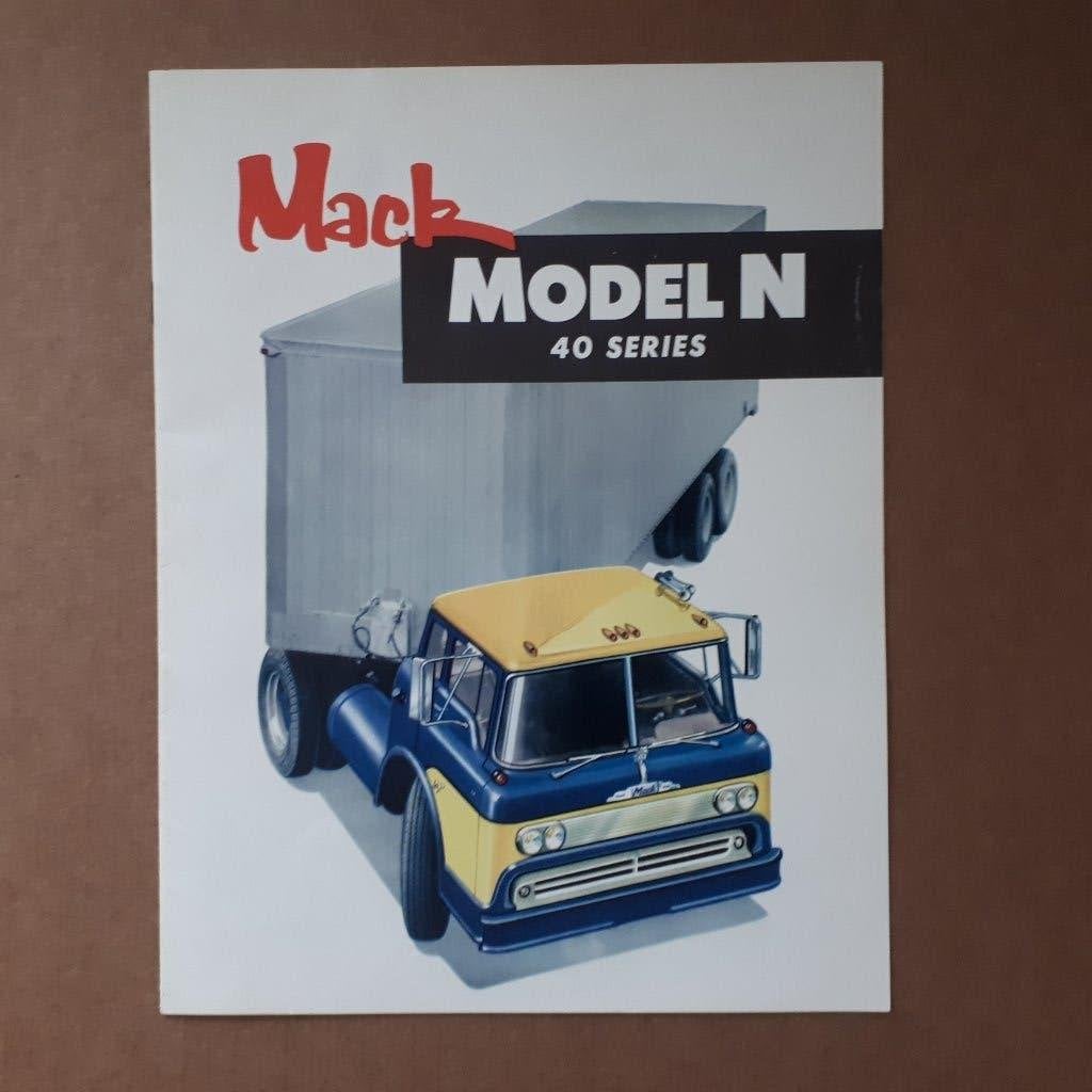 Mack brochure Mack N 40 Series Jaren 60 Mack folder USA, Gelezen, Verzenden, MACK, Overige merken