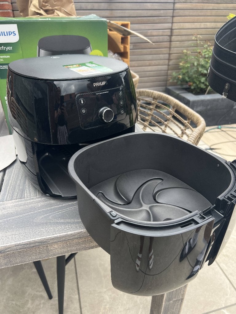 Philips Premium Series Airfryer XXL HD9650/90 7.3 L, Ophalen, Zo goed als nieuw, Airfryer XXL, 1000 t/m 1499 gram