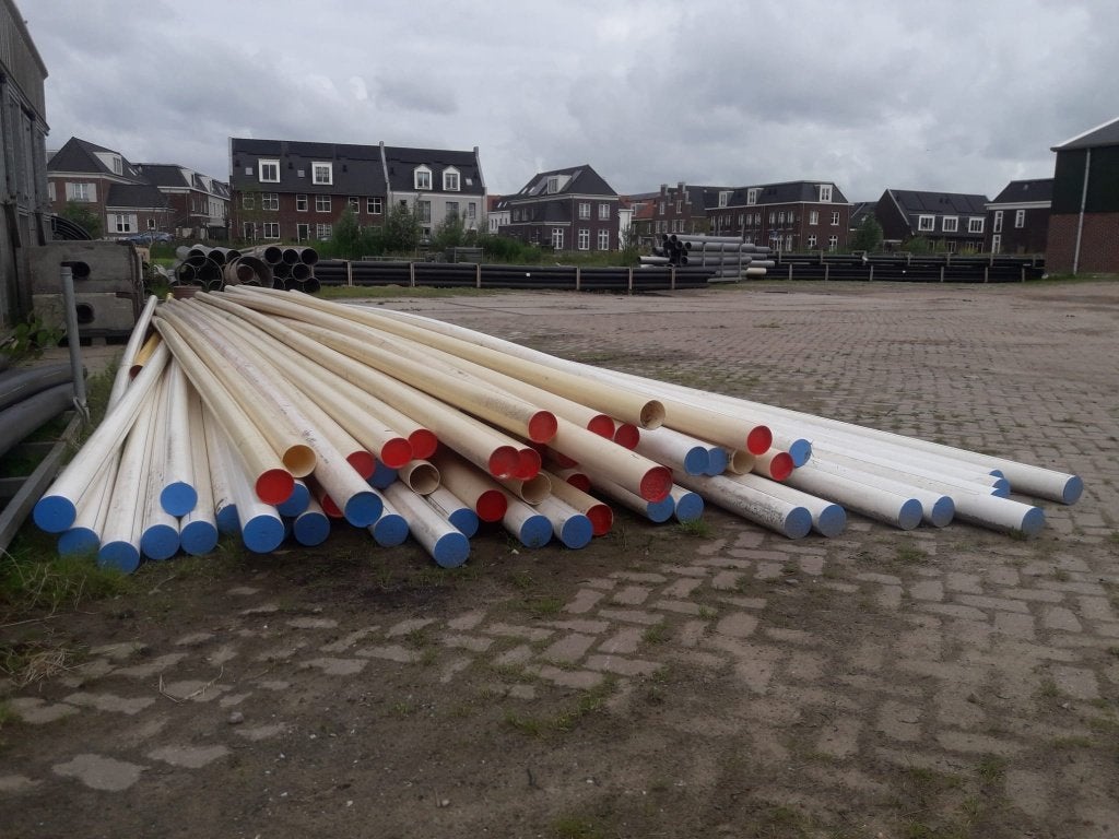 AANBIEDING NIEUW PVC doorsnede 110 en 75 in lengtes 10 mtr, Pvc, 6 meter of meer, Nieuw, Ophalen of Verzenden