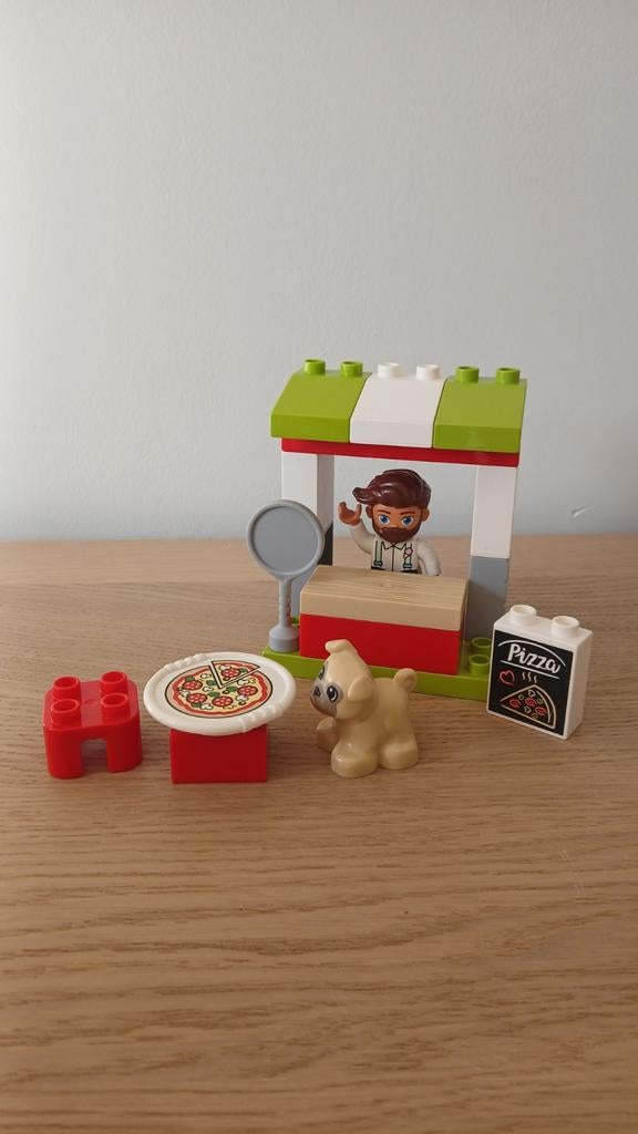 Duplo Pizzabakker Setje met Hondje - Compleet, Kinderen en Baby's, Ophalen of Verzenden, Gebruikt, Complete set, Duplo