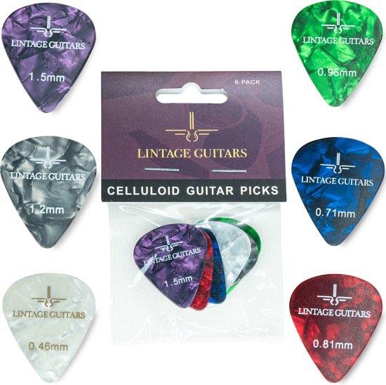 6 stuks - Plectrum voor gitaar - Plectrums - Plektrum, Verzenden, Nieuw, Foto of Kaart