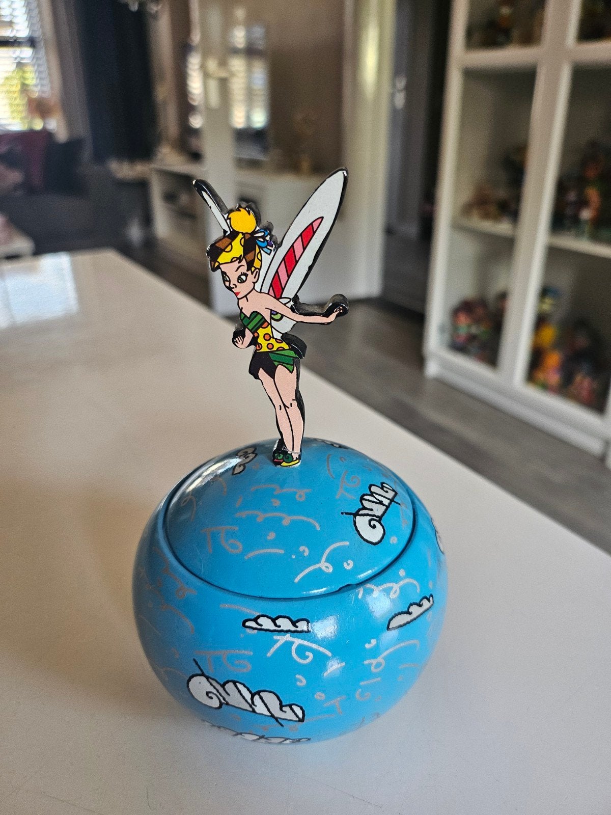 Disney Britto Tinkerbell Jewellery box, Ophalen of Verzenden, Zo goed als nieuw, Beeldje of Figuurtje
