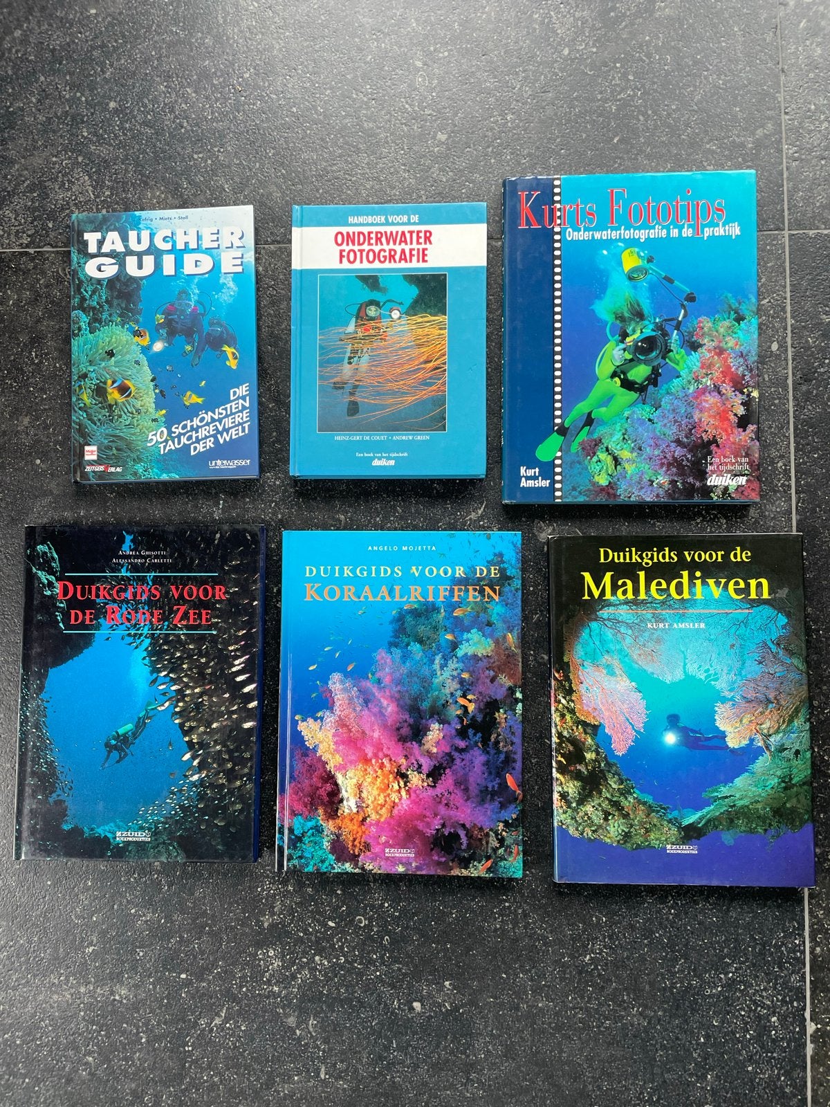 6 boeken over onderwaterfotografie en duiken, Ophalen of Verzenden, Zo goed als nieuw