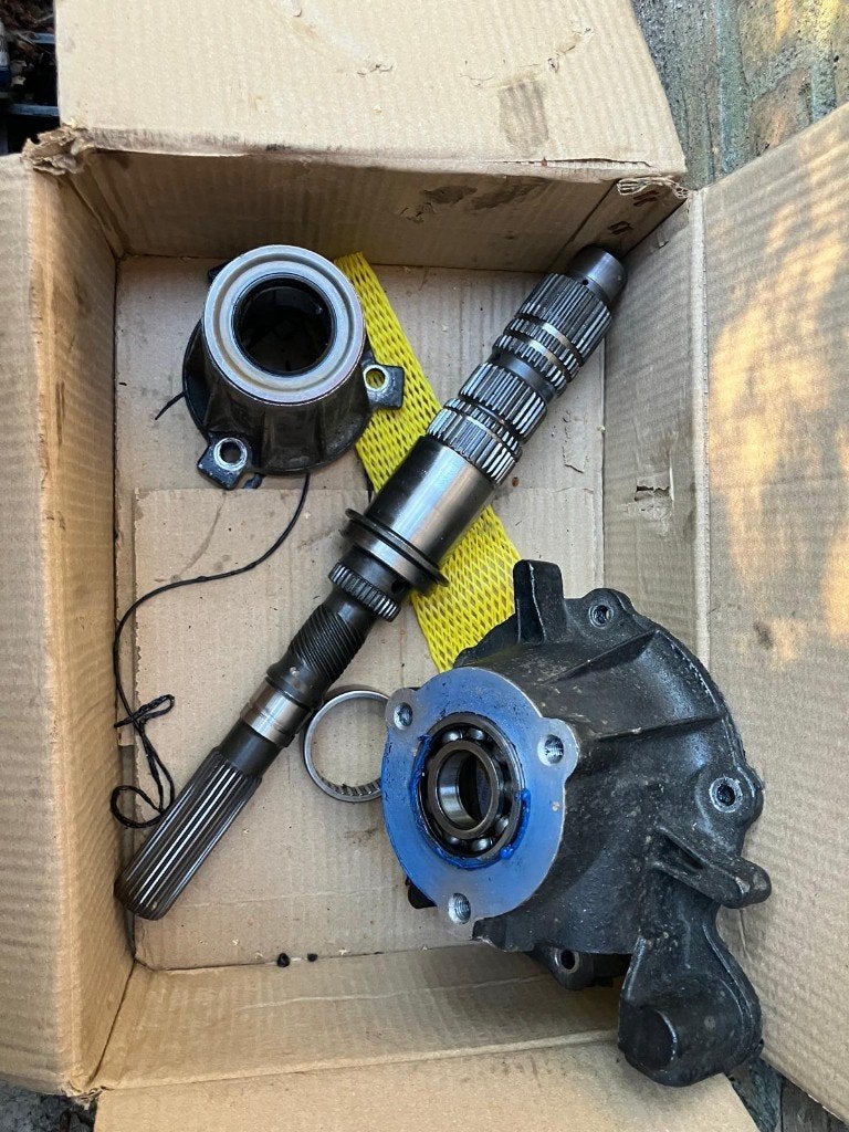 Jeep wrangler YJ TJ XJ NP231 tussenbakas en behuizing, Ophalen, Gebruikt, Jeep