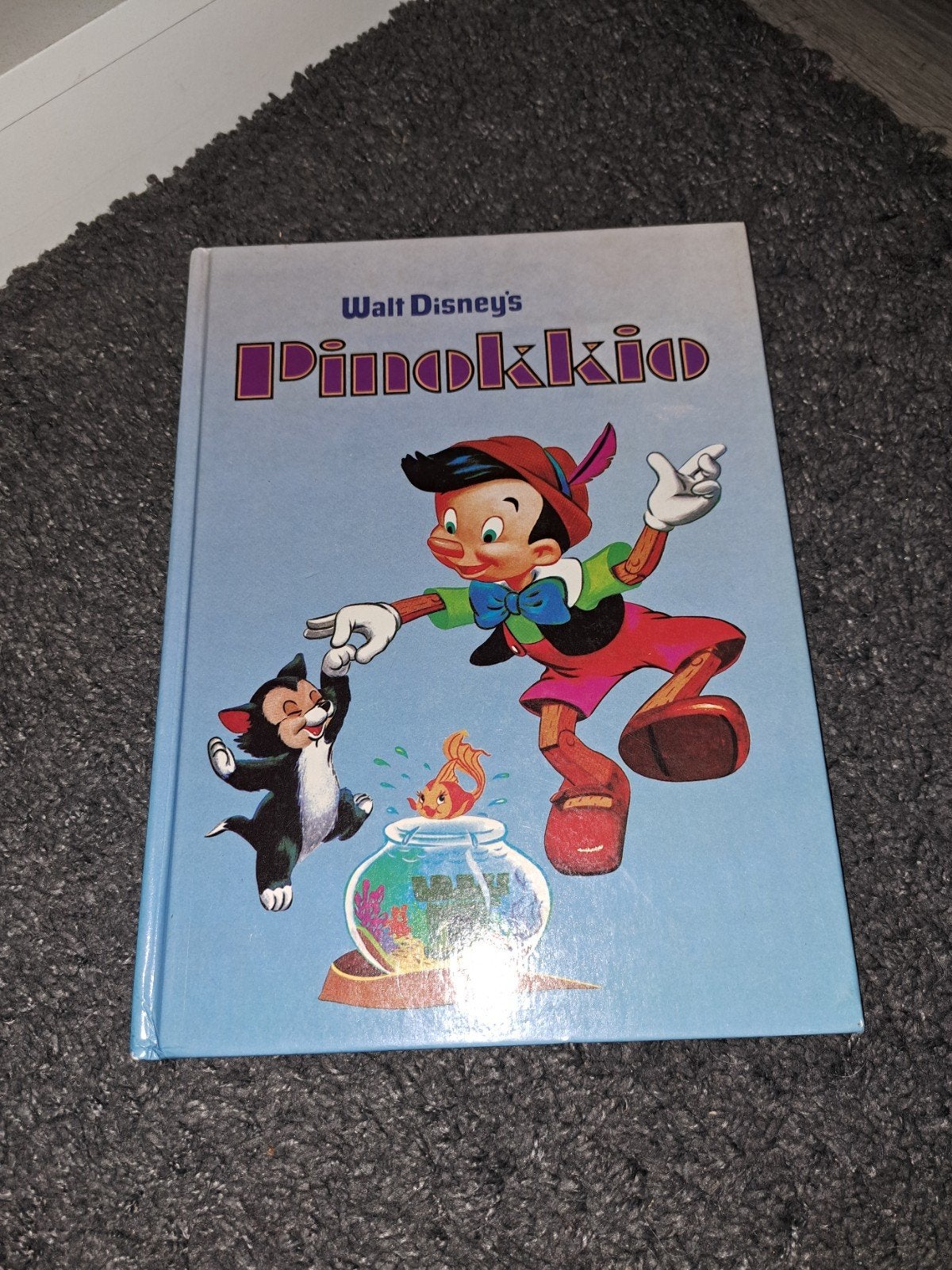 Vintage Walt Disney's Pinokkio Boek - HEMA Uitgave, Ophalen of Verzenden, Gelezen, Walt Disney, Sprookjes