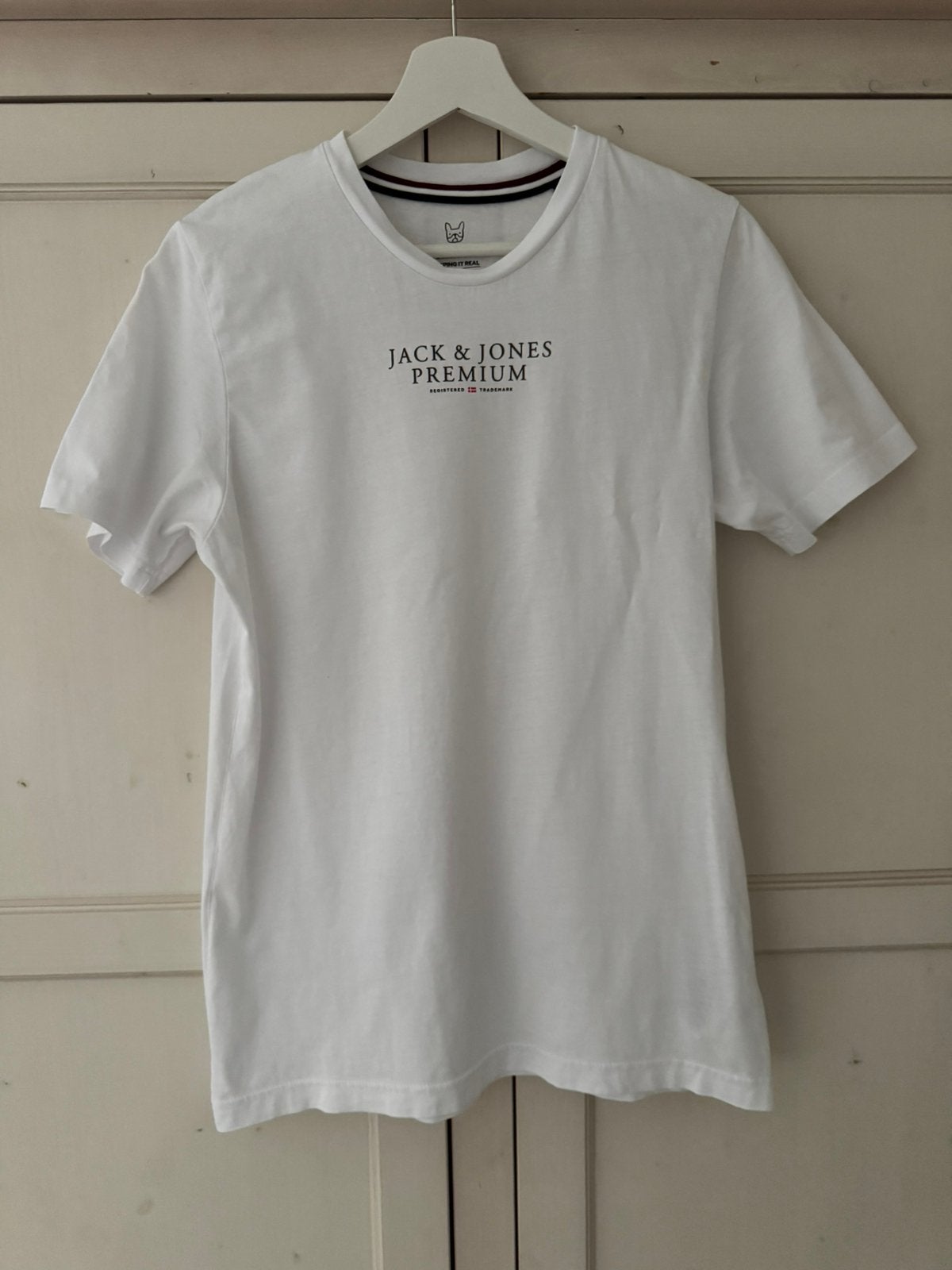 Jack & Jones Premium wit jongens t-shirt maat 176, Kinderen en Baby's, Kinderkleding | Maat 176, Ophalen of Verzenden, Zo goed als nieuw