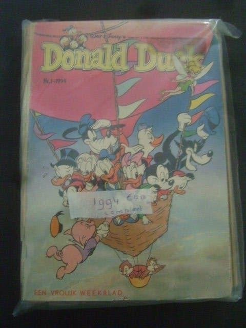 complete jaargang donald duck 1994, Gelezen, Complete serie of reeks, Ophalen of Verzenden, Donald Duck