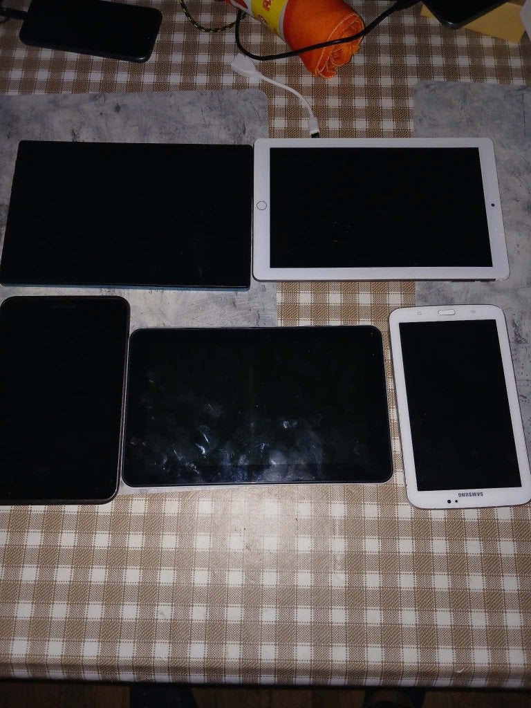 5 tablets voor een handig iemand, Computers en Software, Ophalen of Verzenden, Gebruikt, 10 inch, 16 GB