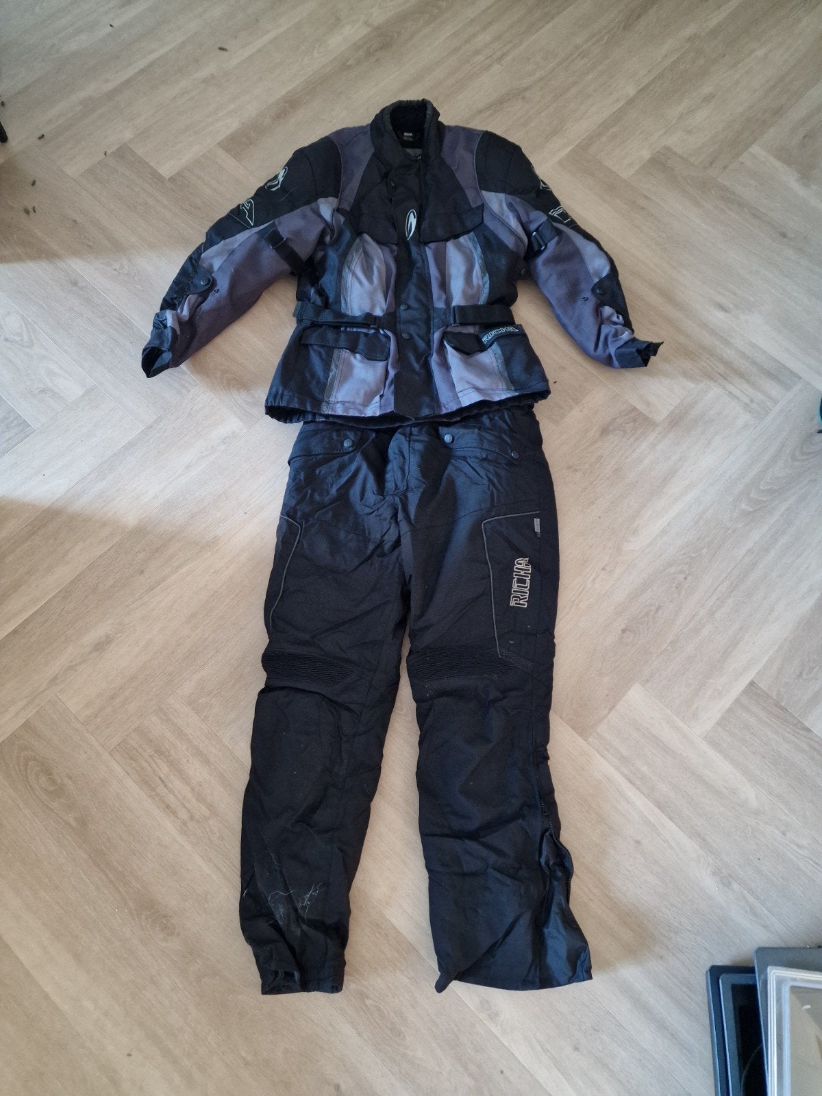 Richa Offroad Motorpak - Jas L, Broek XXL - Regenbestendig, Motoren, Ophalen of Verzenden, Richa, Tweedehands, Heren