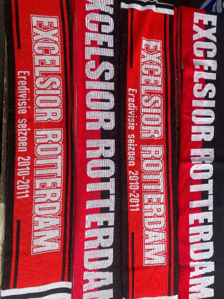 Voetbal sjaals Excelsior, Ophalen of Verzenden, Nieuw, Overige binnenlandse clubs, Vaantje of Sjaal