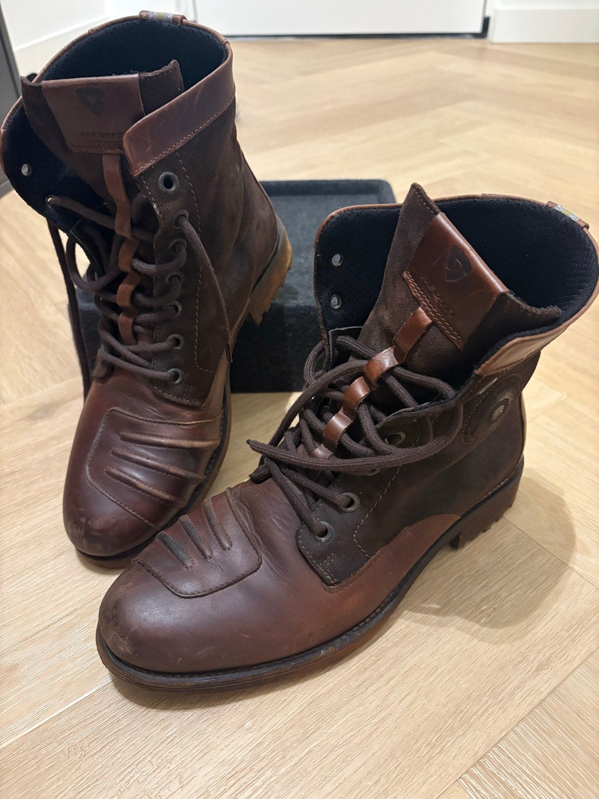 Revit Regent motorschoenen bruin maat 44 - Retro, Ophalen of Verzenden, Tweedehands, Heren, Overige typen