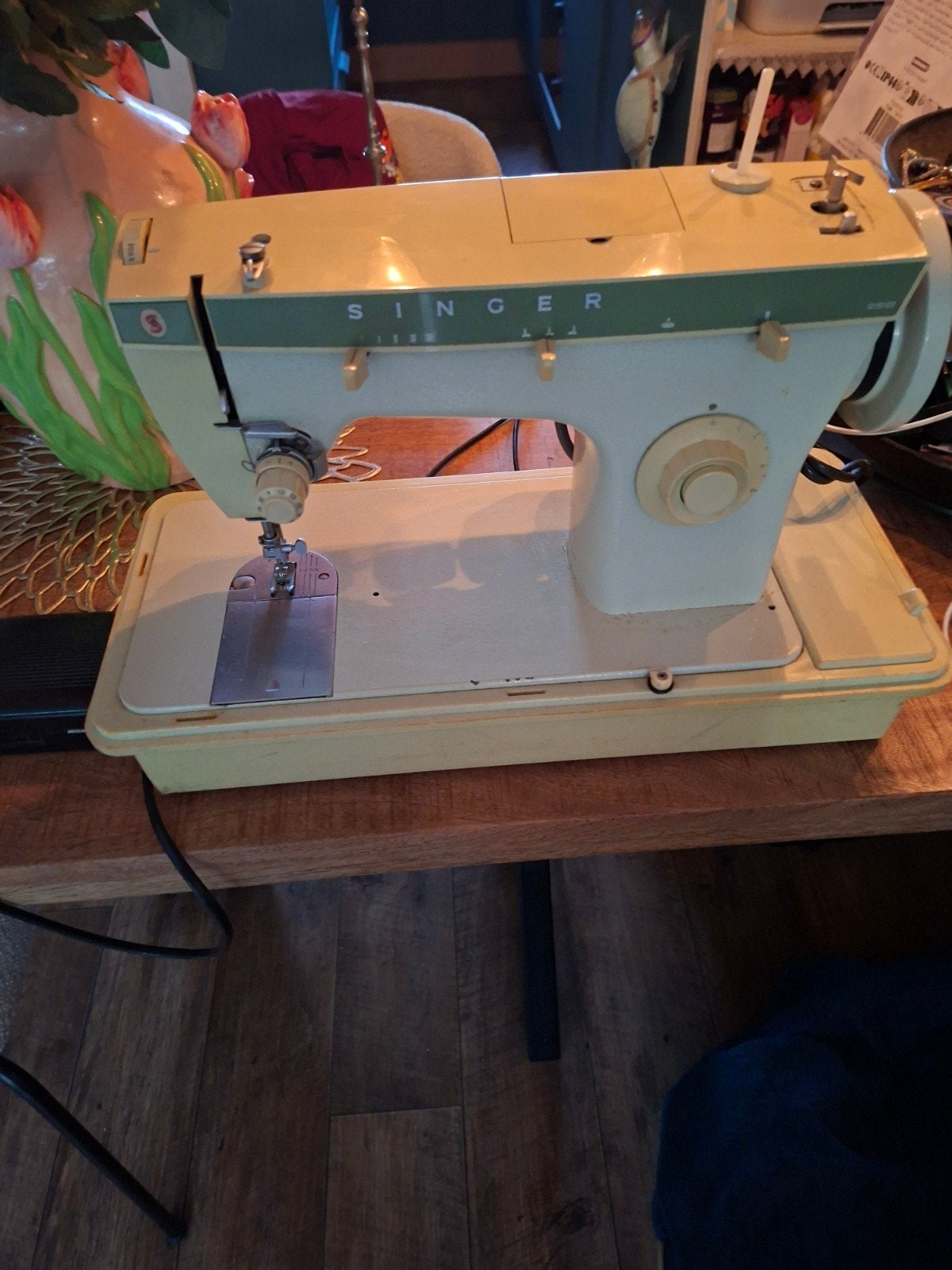 Vintage Singer Naaimachine 10 euro, Ophalen, Gebruikt, Naaimachine, Singer