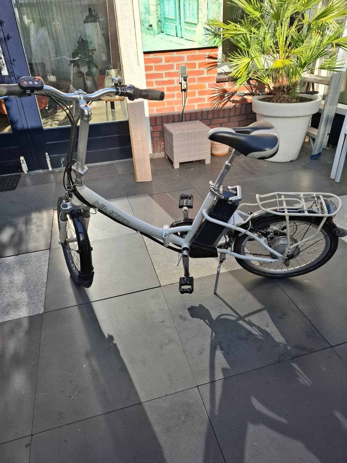 electrische vouwfiets, Fietsen en Brommers, Fietsen | Vouwfietsen, 20 inch of meer, Gebruikt, Velgrem, Versnellingen