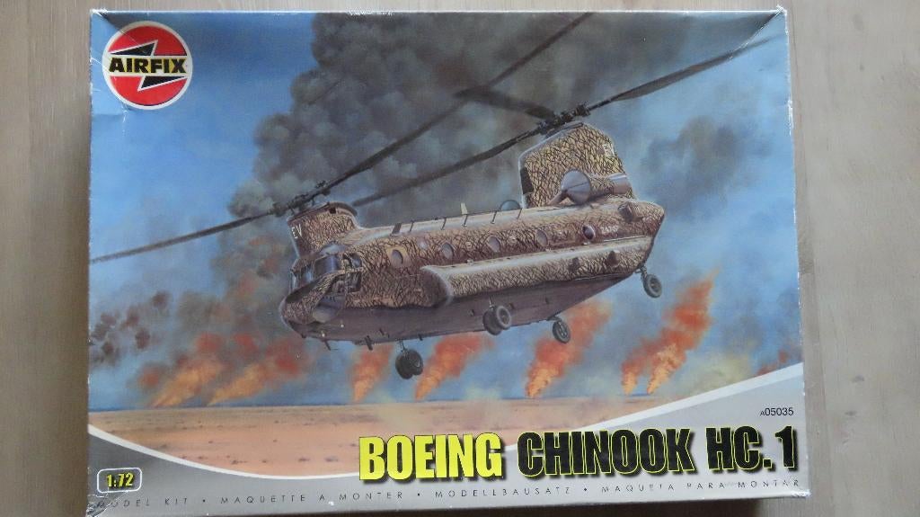 Boeing Chinook HC.1 Airfix 1/72, Overige merken, 1:72 tot 1:144, Helikopter, Nieuw