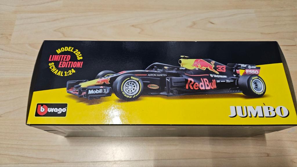 Bburago 1:24 Max Verstappen RB14 2018 - Nieuw in doos, Ophalen of Verzenden, Nieuw, Auto, Overige merken
