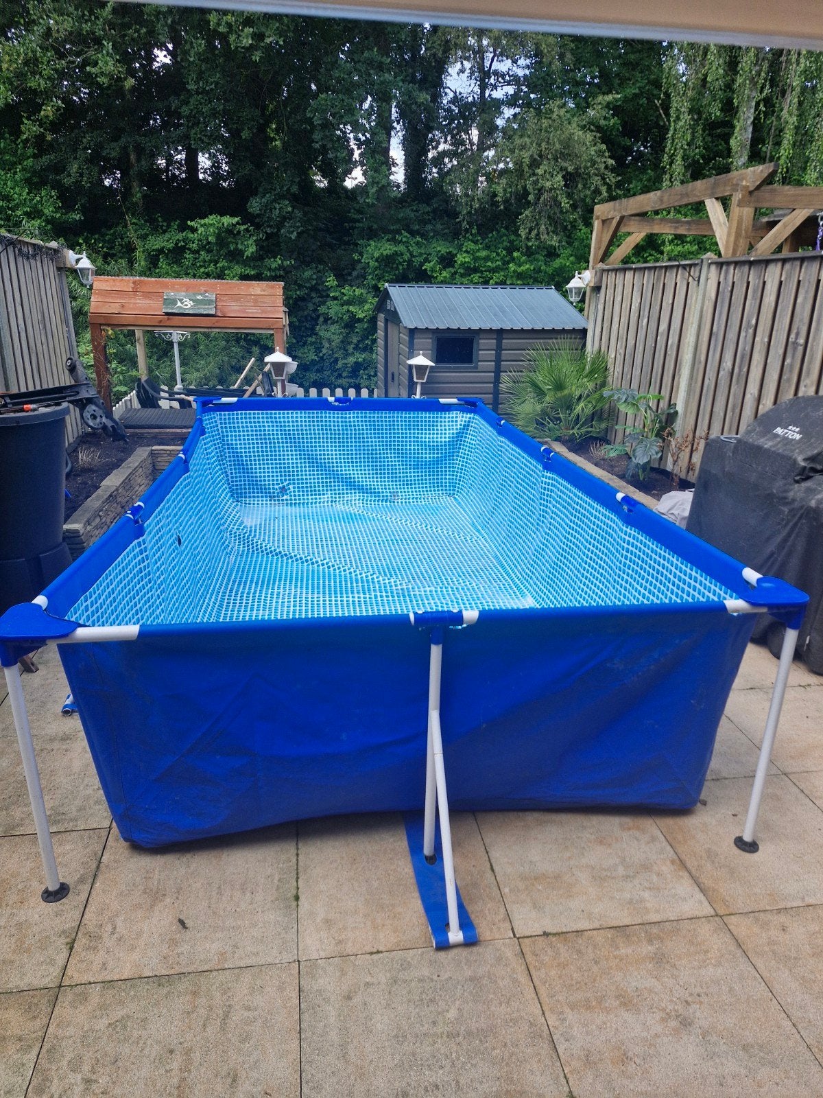 Intex Rechthoekig Opzetzwembad - 450x220x84 cm, Ophalen, Gebruikt, 200 tot 300 cm, 80 tot 120 cm
